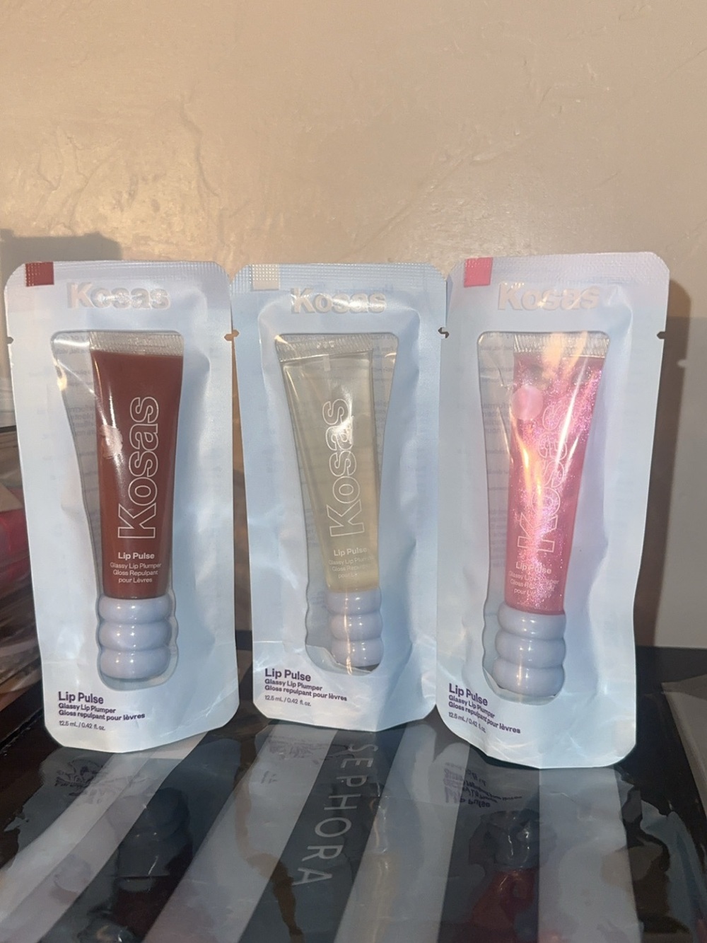 🤎🤍🩷Kosas Lip Pulse Gloss